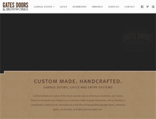 Tablet Screenshot of gdigaragedoors.com